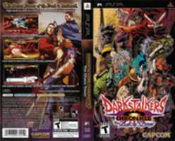 Free download Darkstalkers Chronicle: The Chaos Tower [ULUS-10005] PSP Box Art free photo or picture to be edited with GIMP online image editor